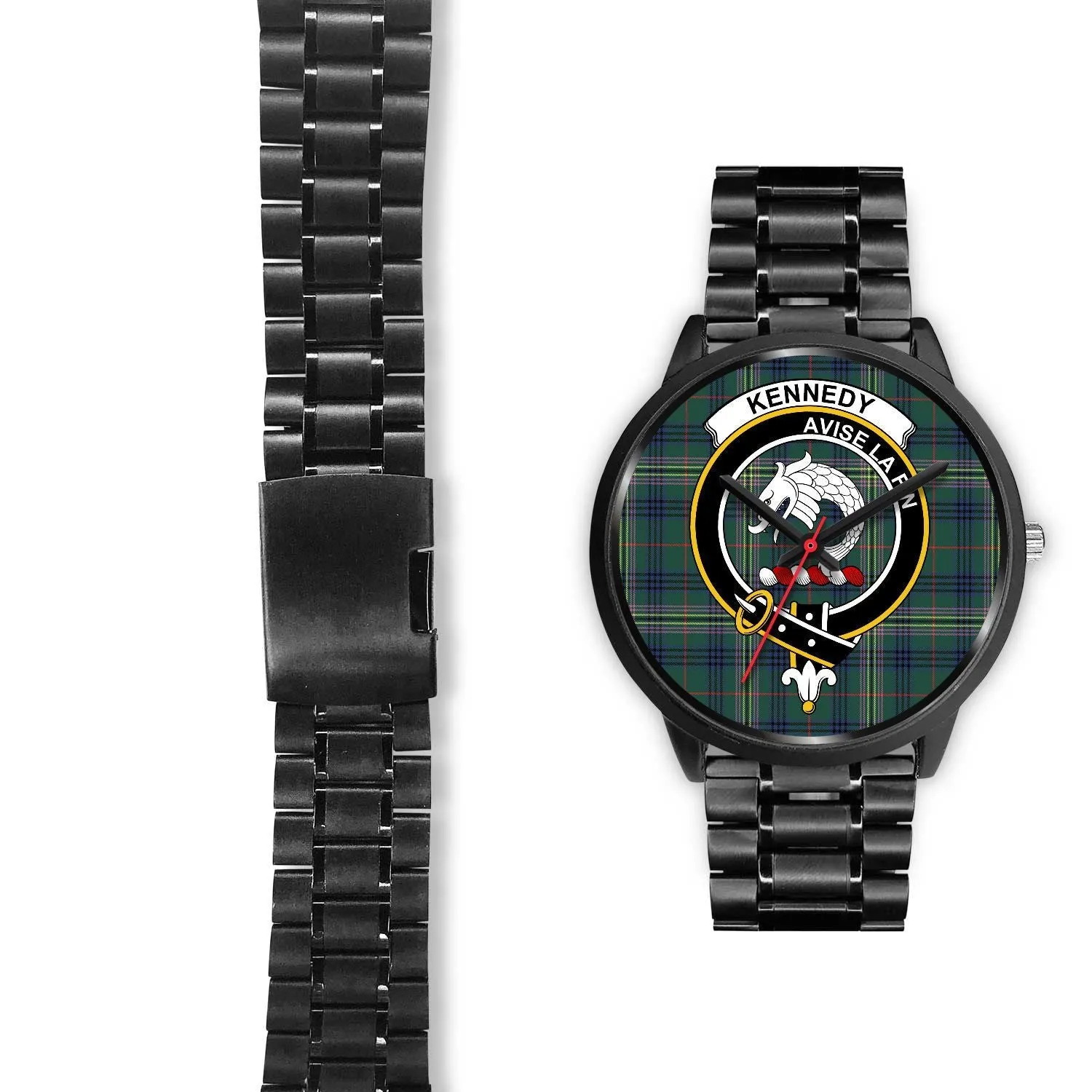 Kennedy Modern Clan Badge Tartan Black Watch