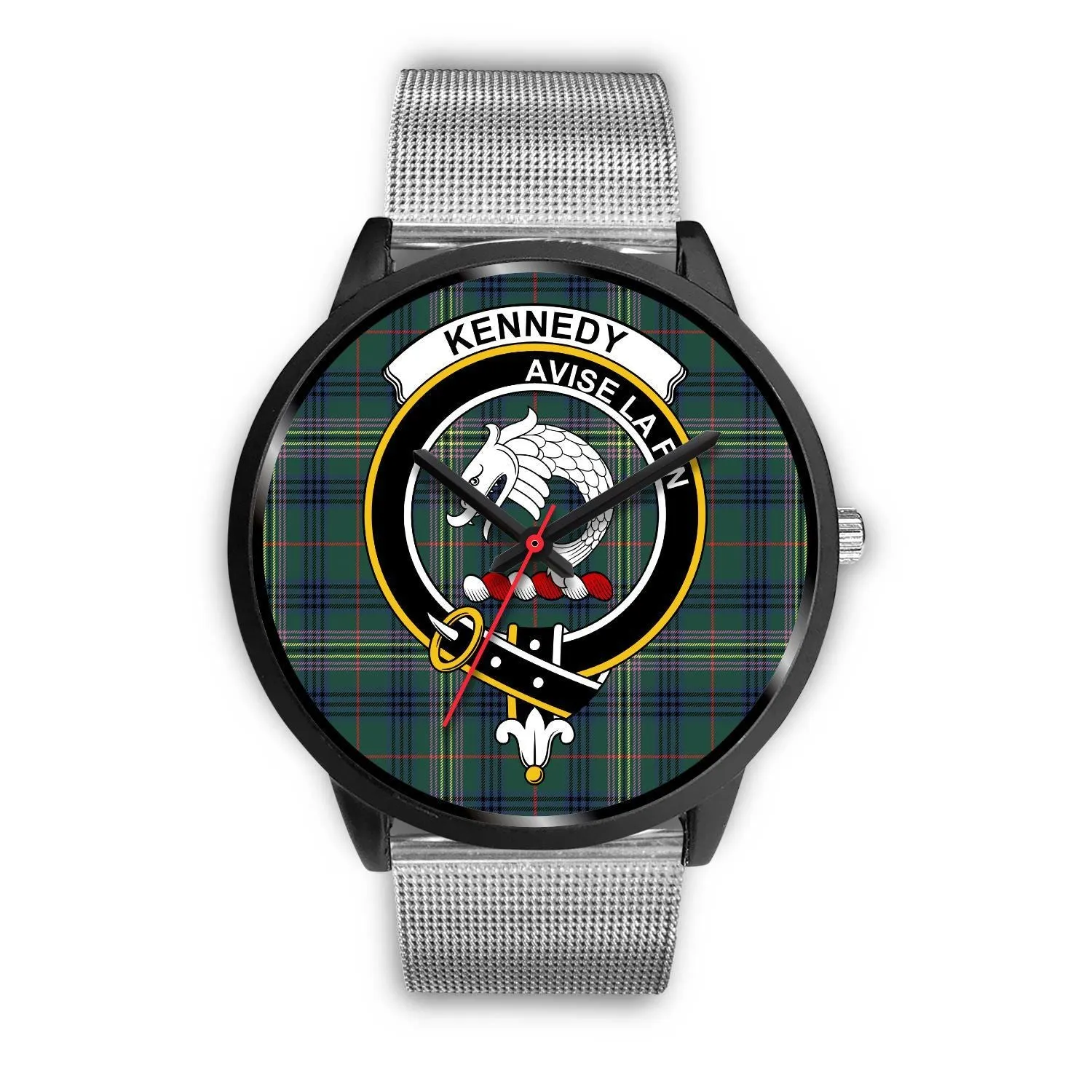 Kennedy Modern Clan Badge Tartan Black Watch