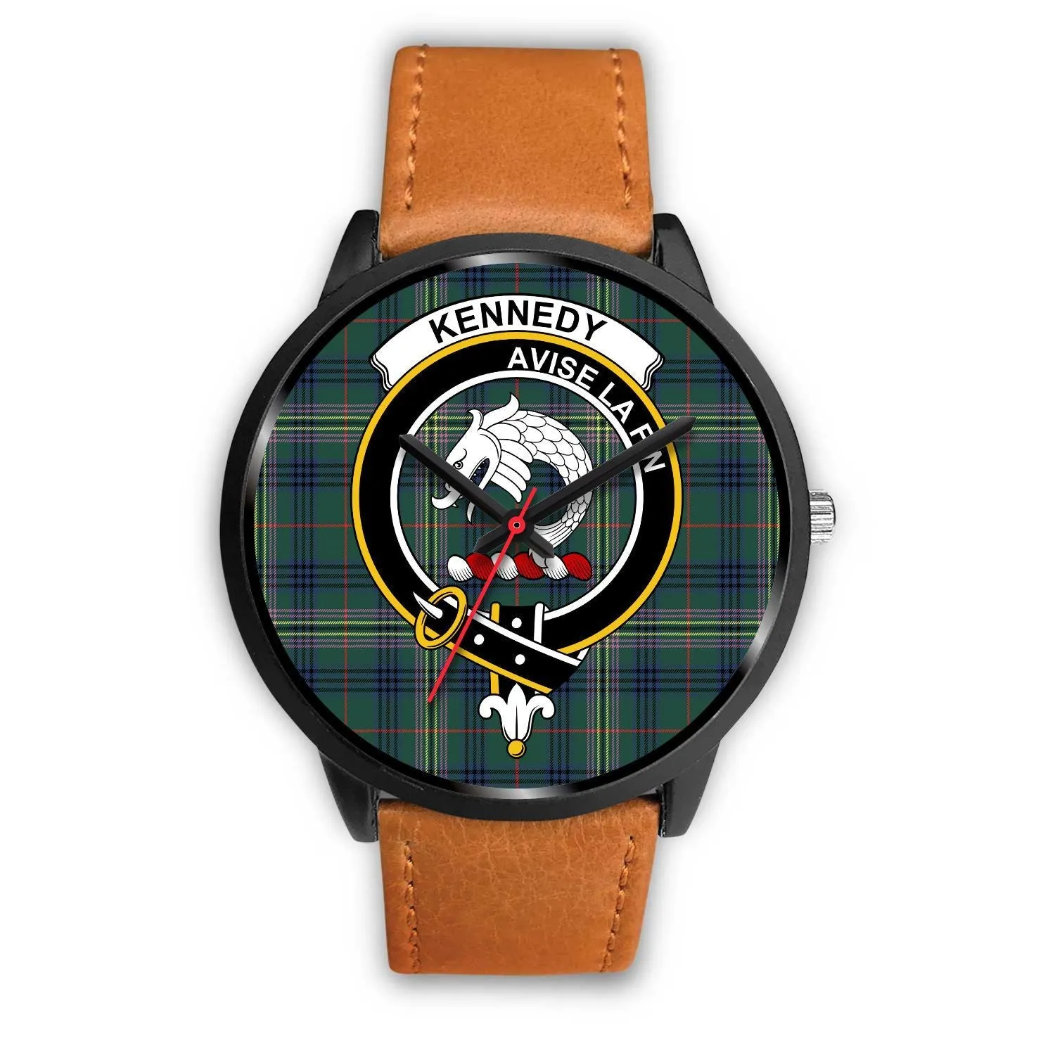 Kennedy Modern Clan Badge Tartan Black Watch