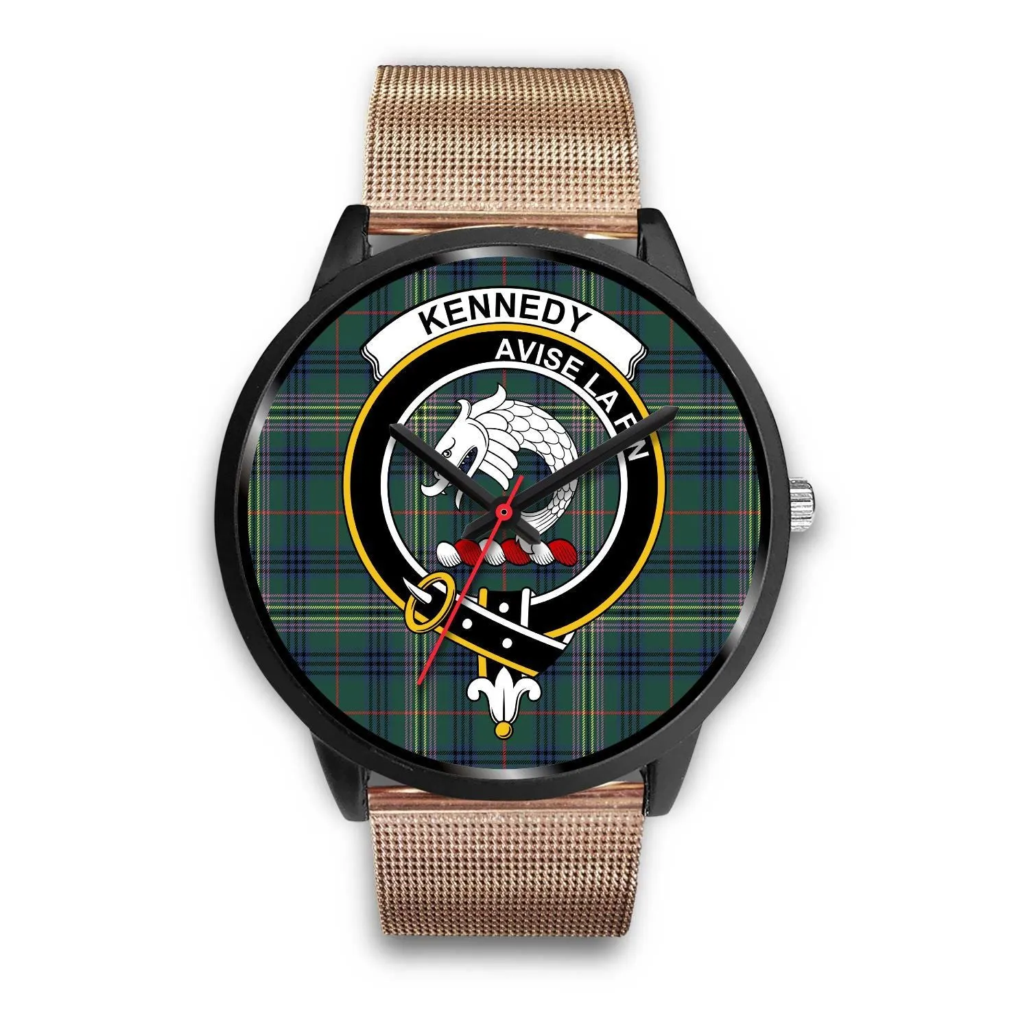 Kennedy Modern Clan Badge Tartan Black Watch