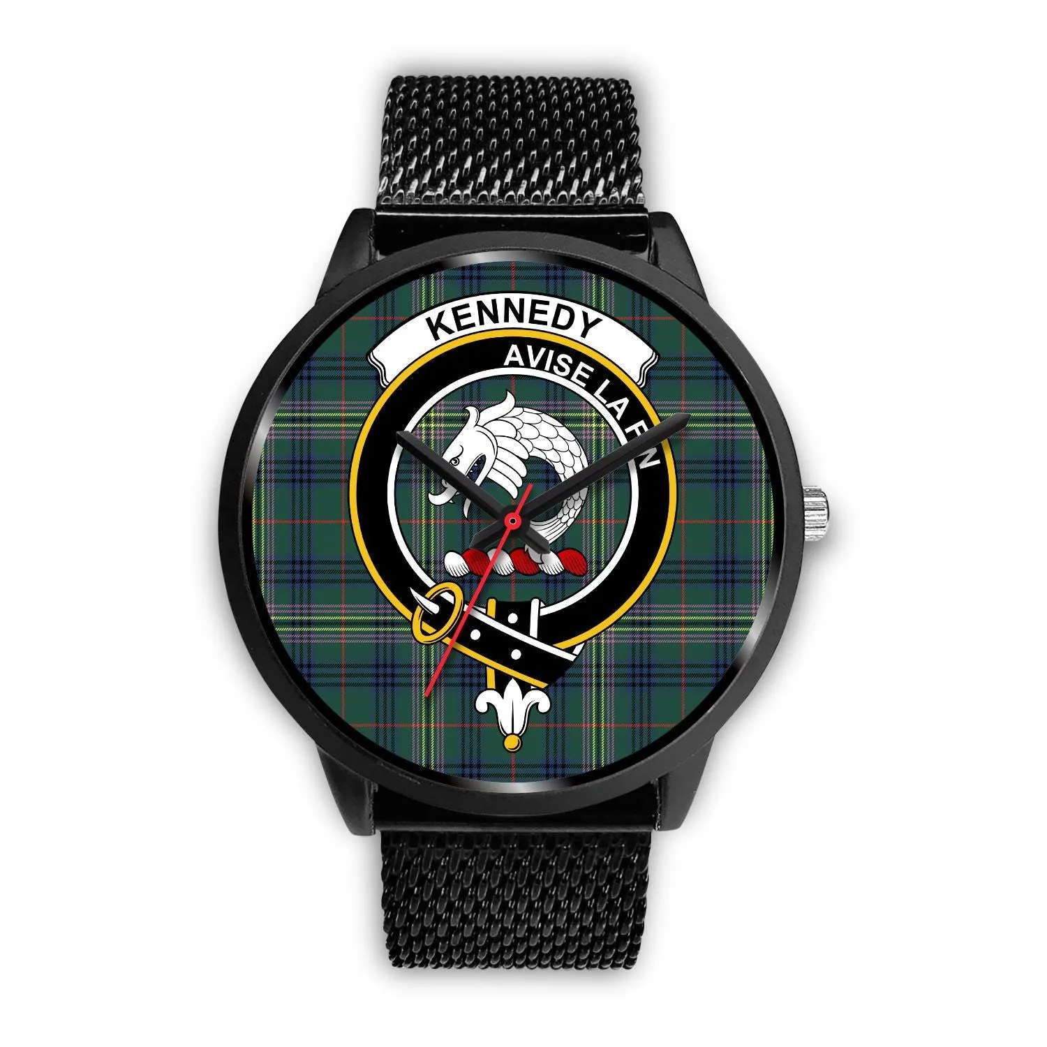 Kennedy Modern Clan Badge Tartan Black Watch