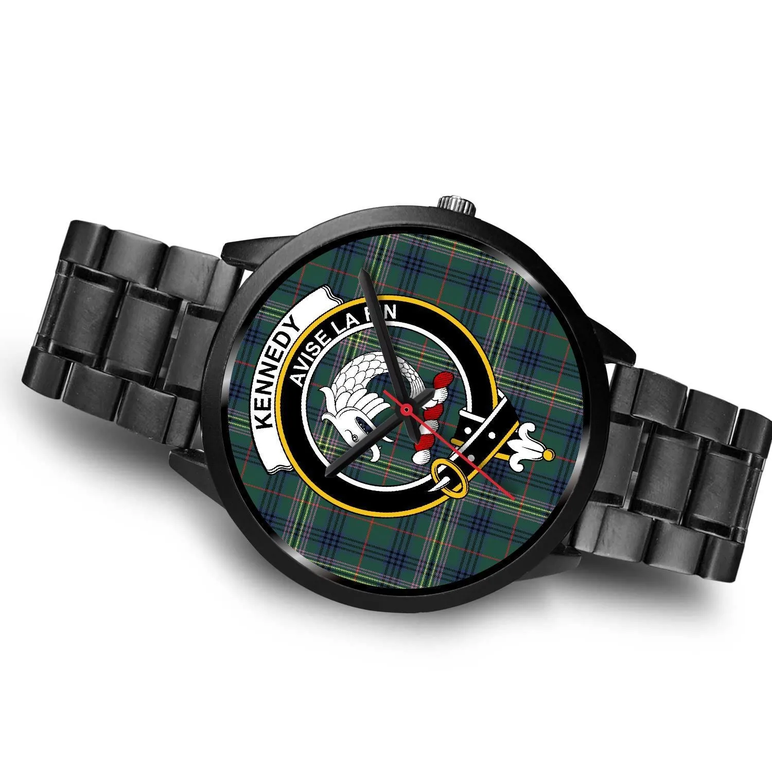 Kennedy Modern Clan Badge Tartan Black Watch