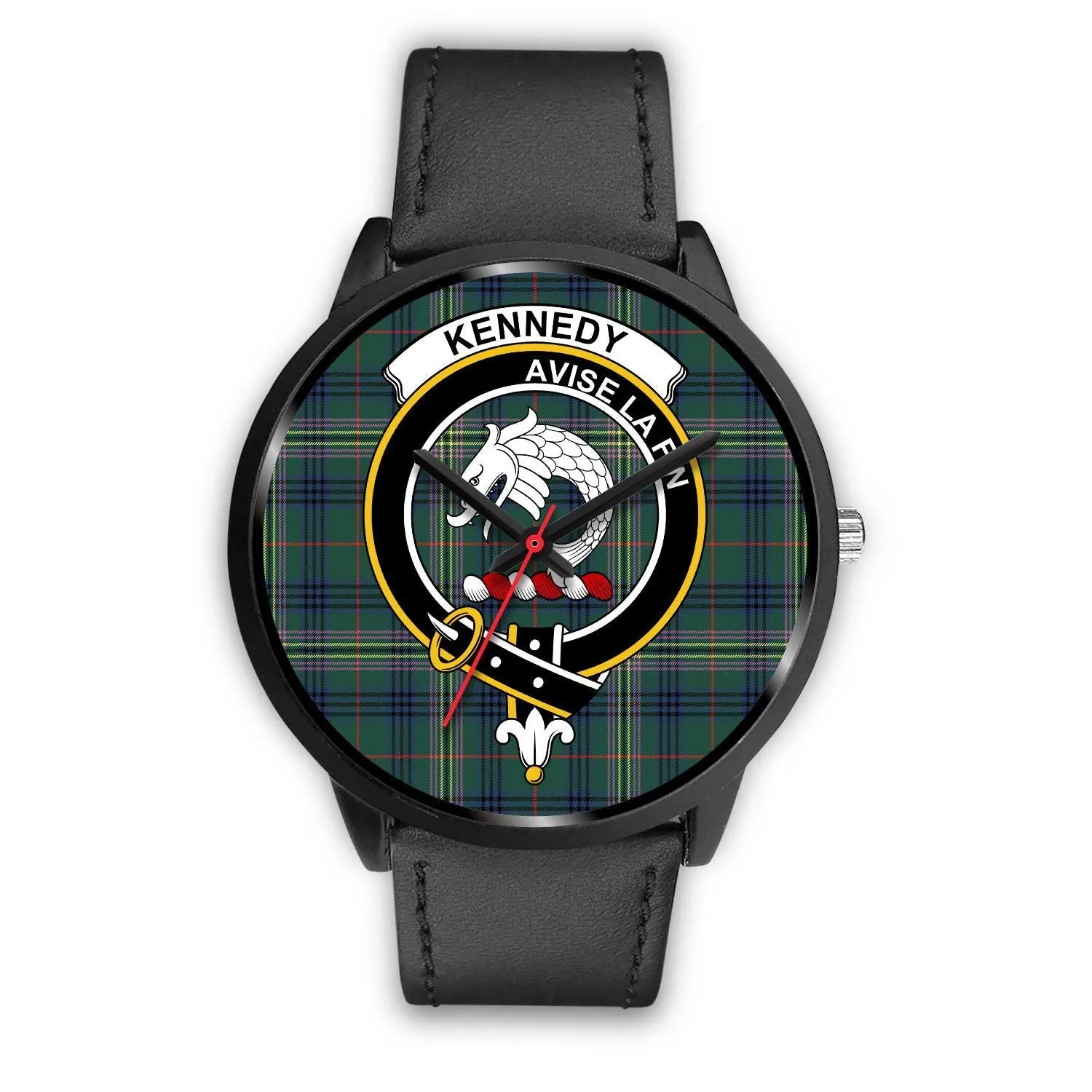 Kennedy Modern Clan Badge Tartan Black Watch