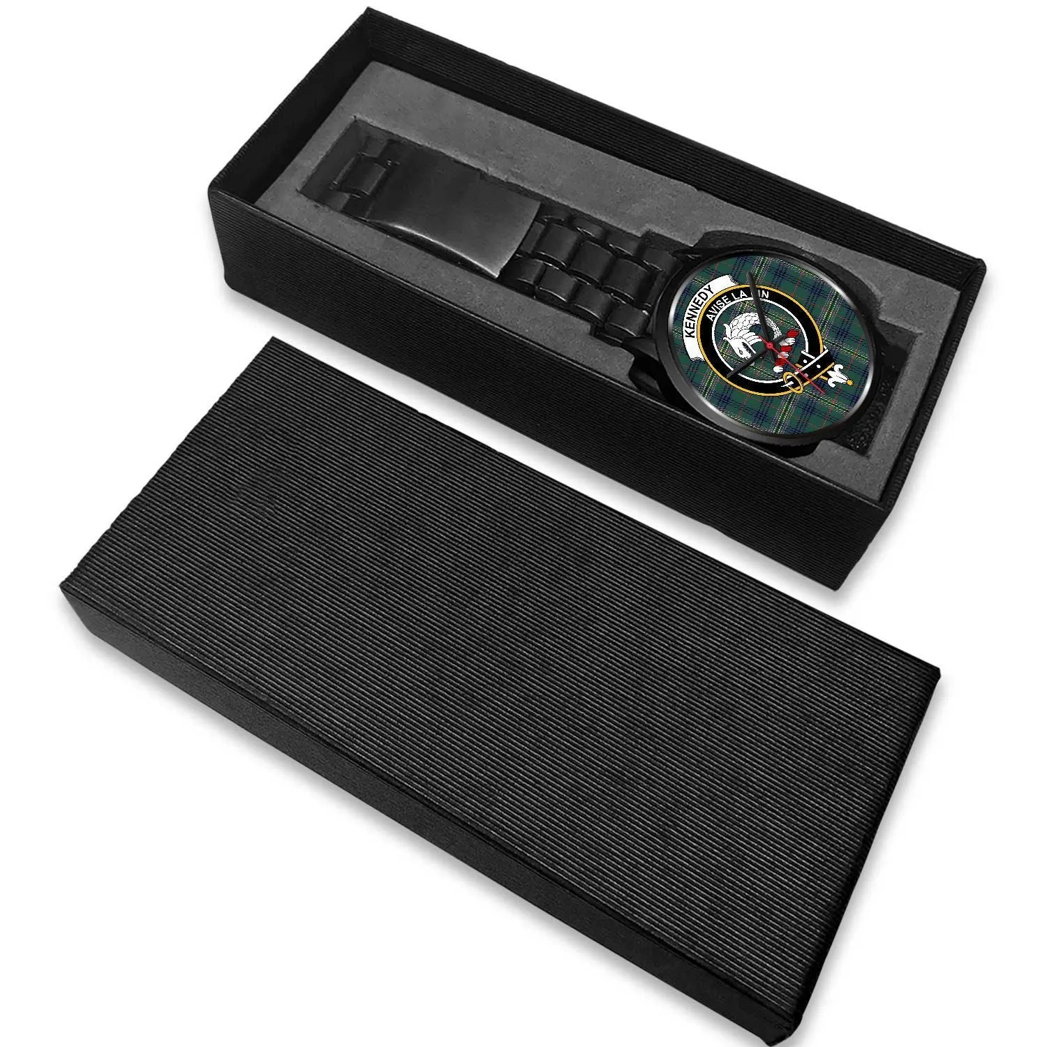 Kennedy Modern Clan Badge Tartan Black Watch