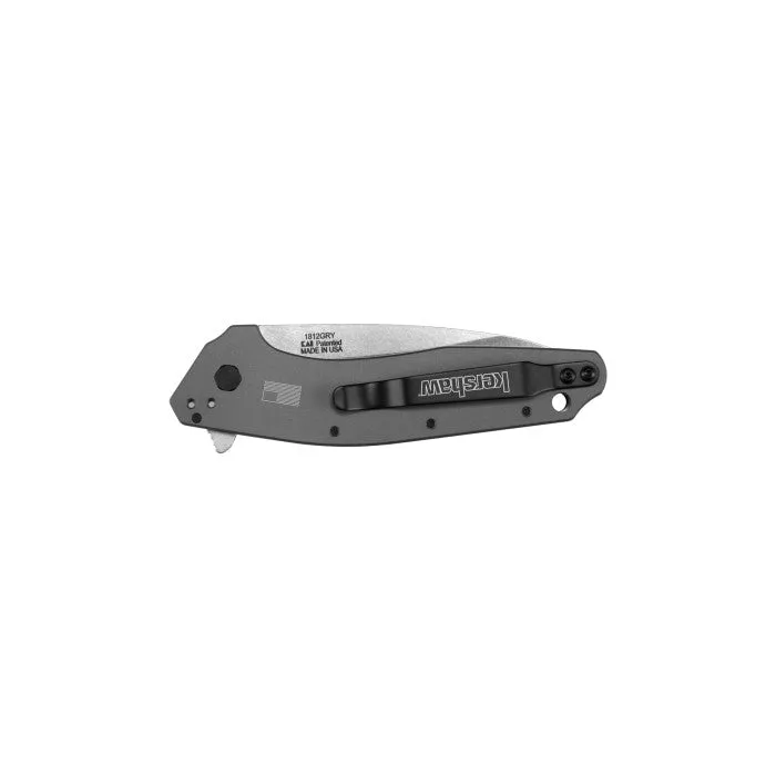 Kershaw Dividend Knife Aluminum Stonewash Grey