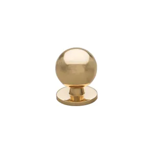 KETHY BK35 CABINET KNOB BULB SOLID BRASS 25MM