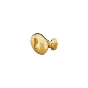 KETHY BK37 CABINET BRASS KNOB EGG 33MM