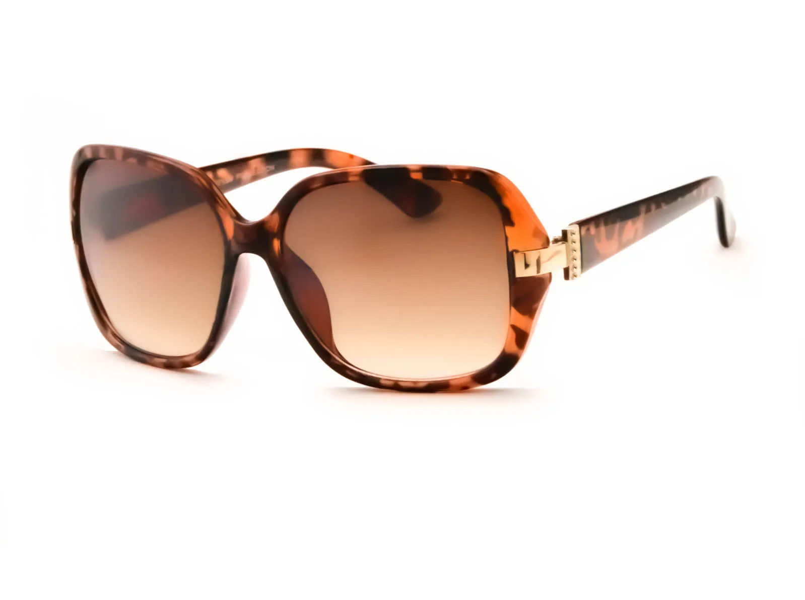 Ketty Brown Gold Side Detail Sunglasses