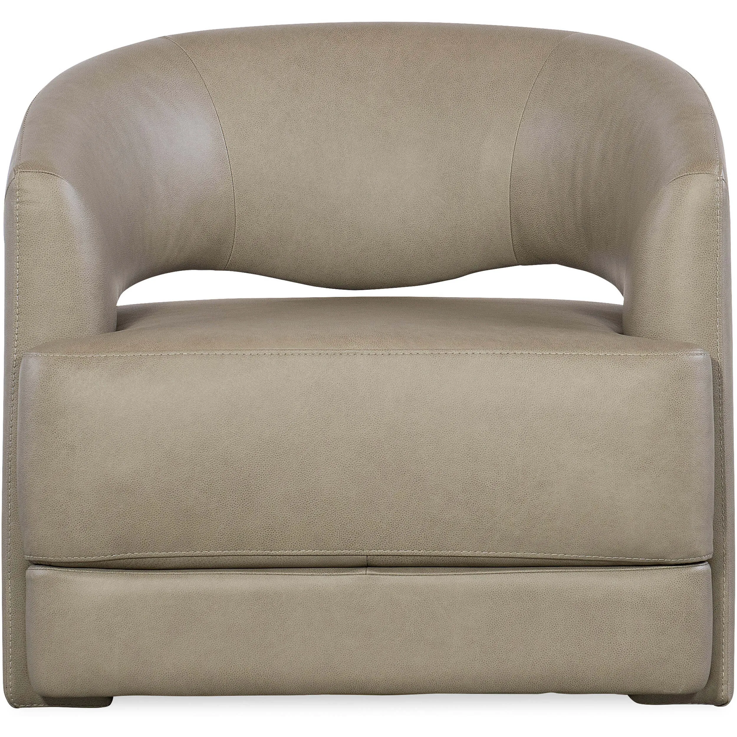 Keys Leather Swivel Chair, Verona Sage