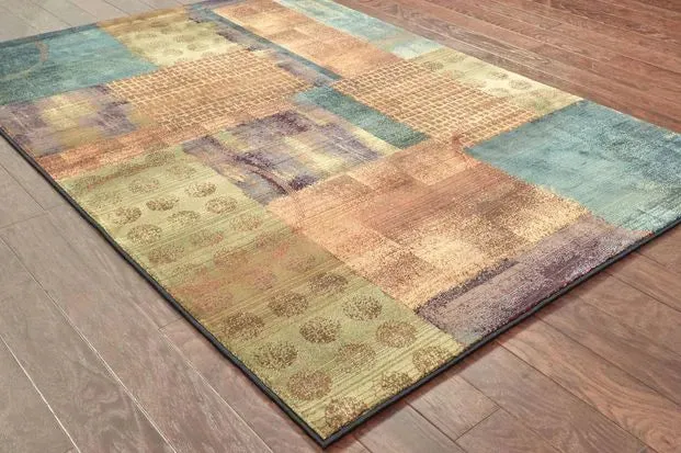 Kharma II 703X Blue/ Green Rug