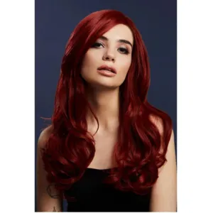 Khloe Long Wave Wig - True Blend Ruby Red