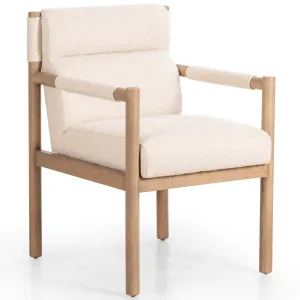 Kiano Dining Arm Chair, Charter Oatmeal