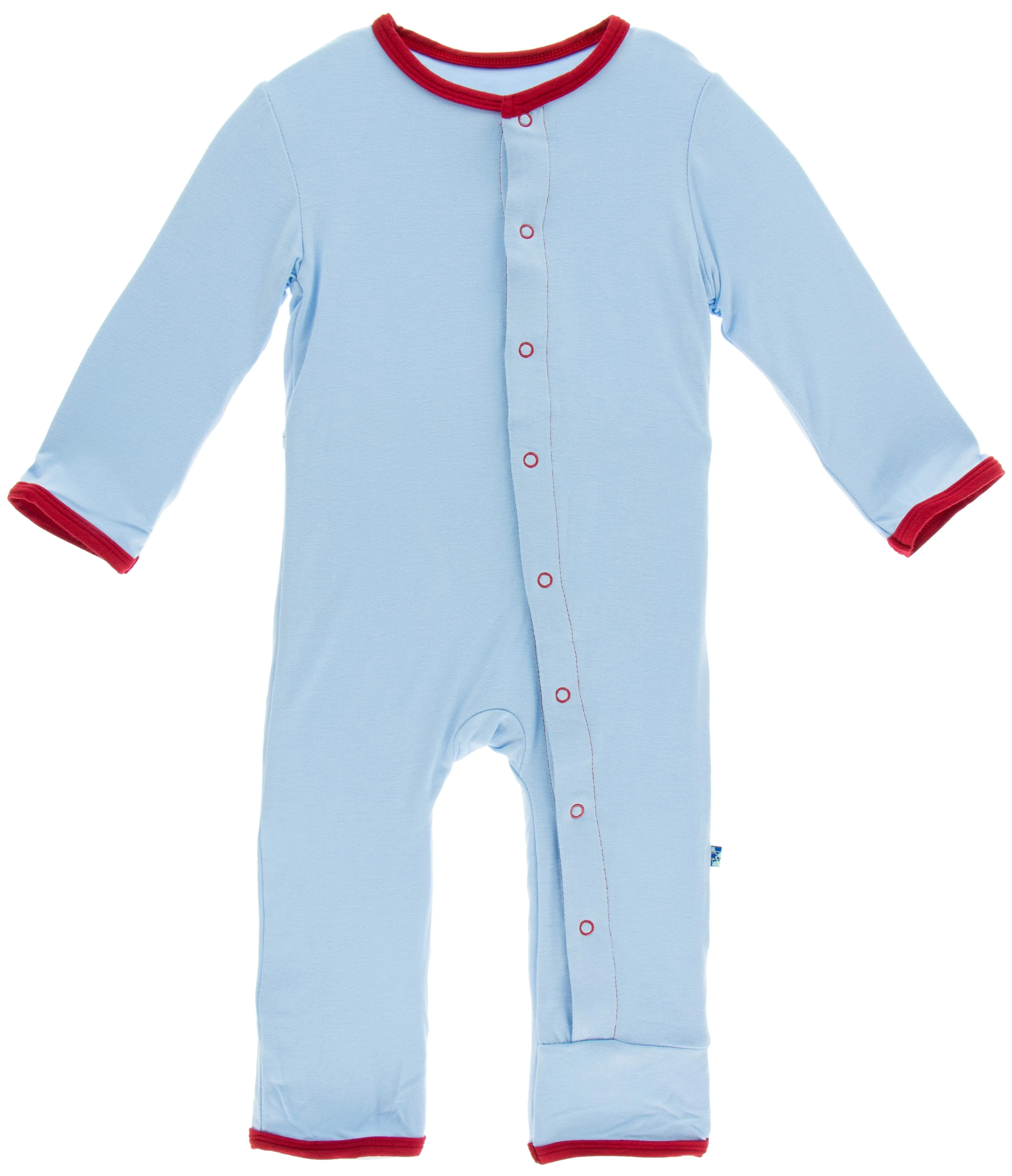 KicKee Pants Applique Coverall - Pond Stars & Stripes