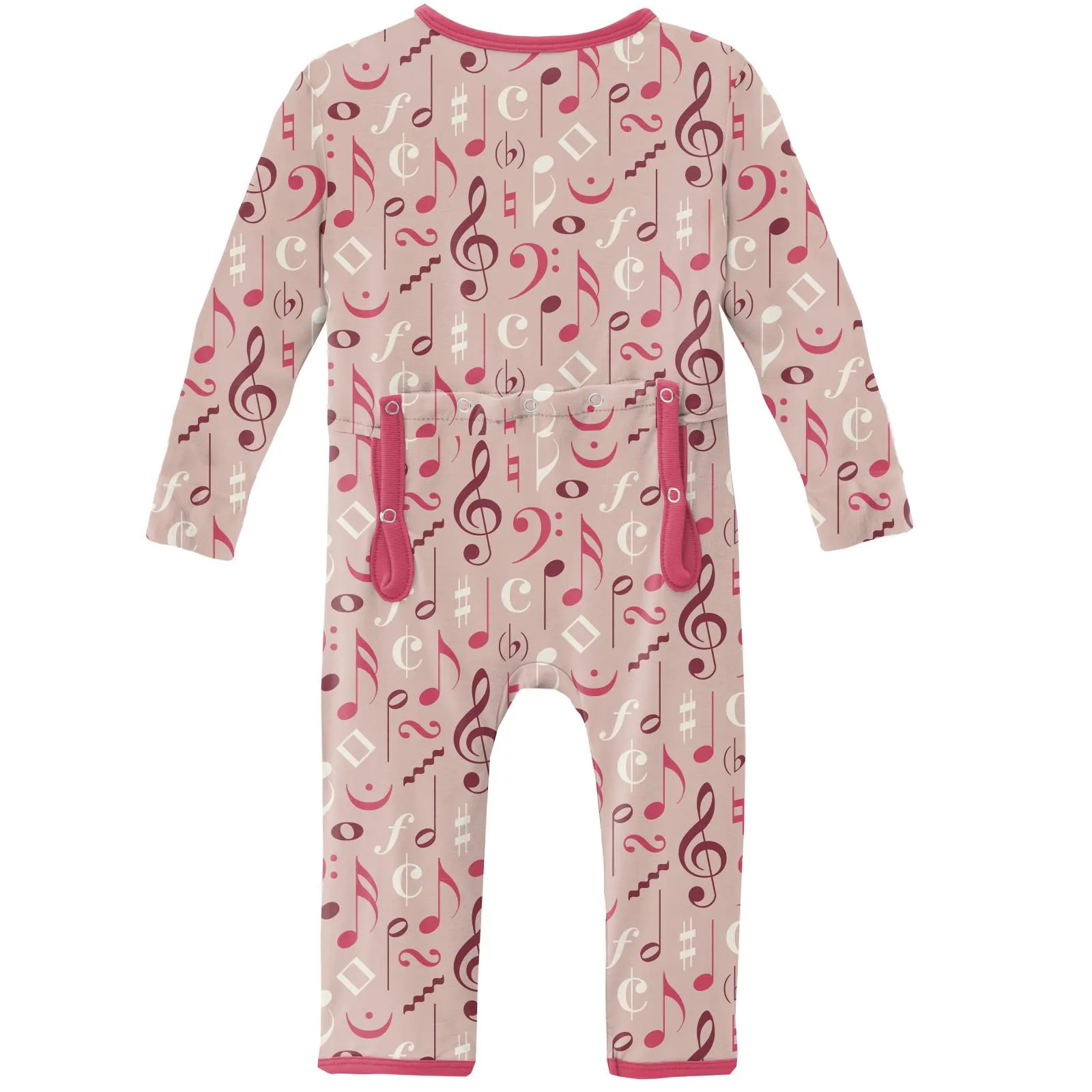 KicKee Pants Peach Blossom Music Class Coverall with Zipper