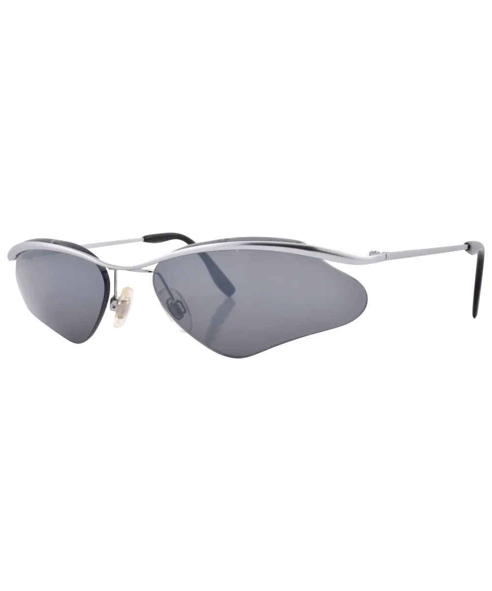 KID KNEE Silver Sports Sunglasses