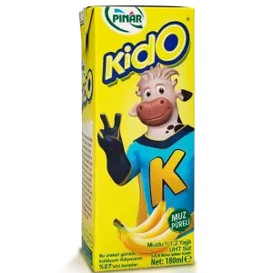 Kido Banana Milk 180Ml-Pinar