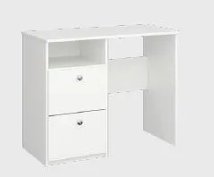 Kids 2 Drawer Desk - White