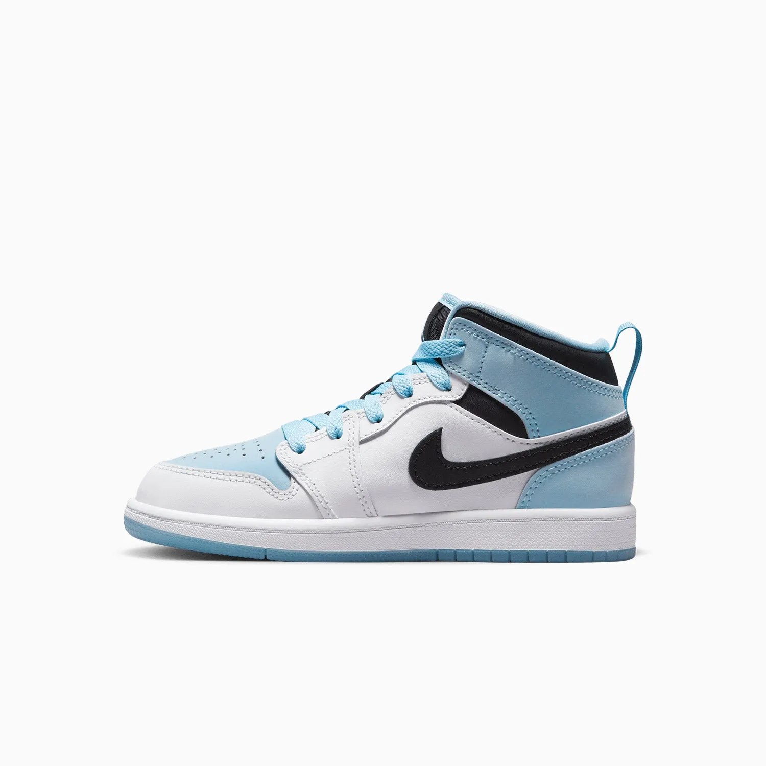 Kid's Air Jordan 1 Mid SE "Ice Blue" Pre School