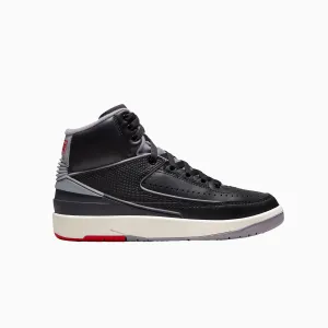 Kid's Air Jordan 2 Retro High "Black Cement" Grade School