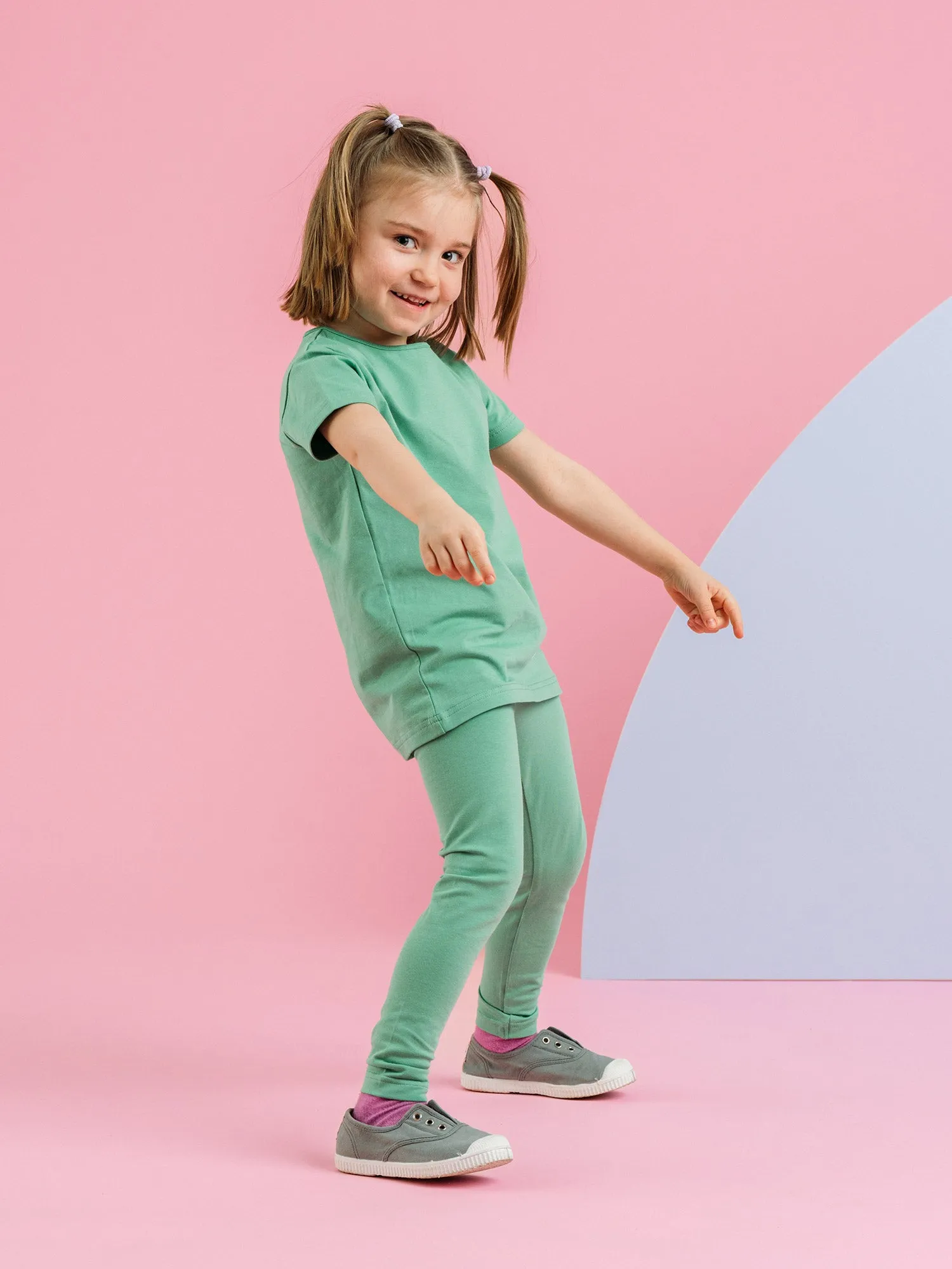 Kids' Ami Leggings Green