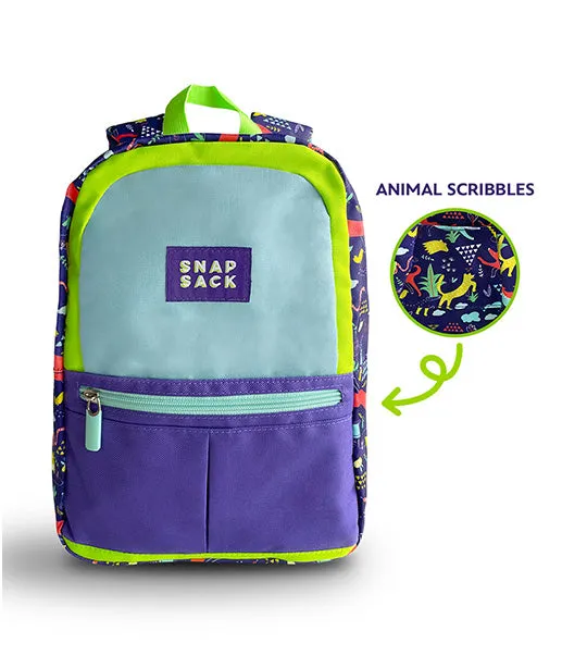 Kids Backpack Animal Scribbles