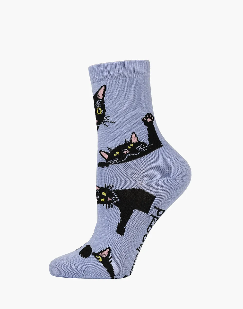 KIDS BLACK CAT BAMBOO SOCK