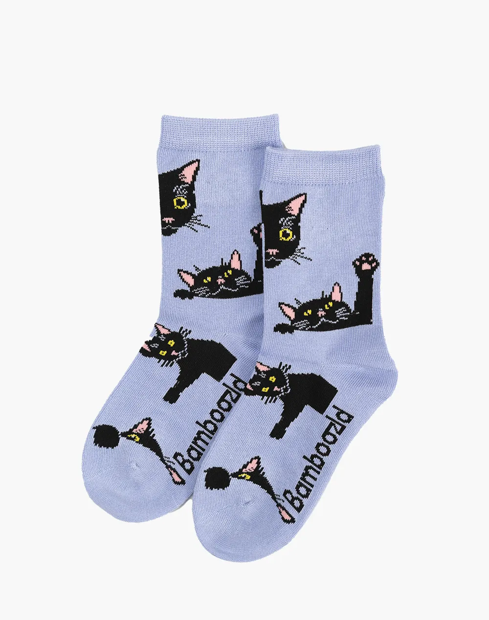 KIDS BLACK CAT BAMBOO SOCK