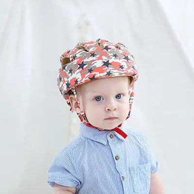 Kids Cotton Safety Helmet – Soft Protective Hat for Toddlers