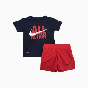 Kid's Dri-Fit T-Shirt and Shorts 2 Piece Set