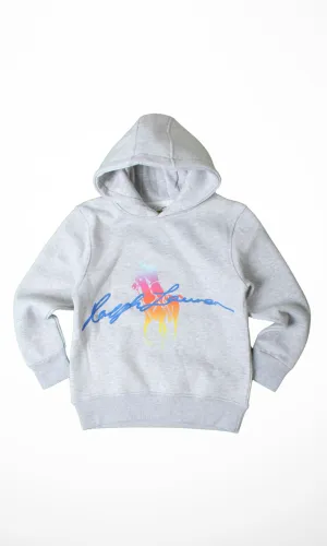 Kids Hoodie Fleecy Inside (Grey)