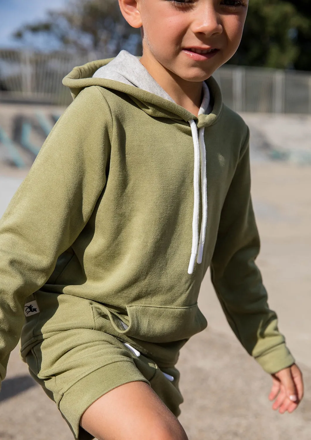 Kids Hoodie - WARM GREEN