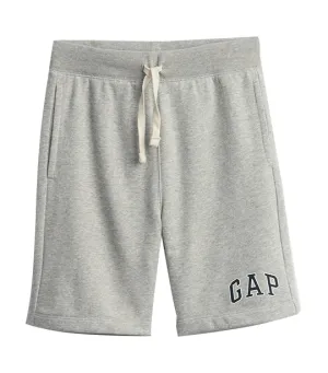 Kids Logo Shorts - Light Heather Gray B08