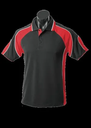 Kids Murray Polo Black/Red