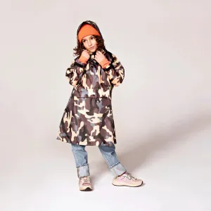 Kids Rain Poncho - Jungle Camo