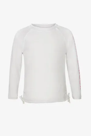 Kids Rashguard Snapper Rock White Long-Sleeve