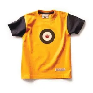 Kids RCAF T-Shirt, Burnt Yellow