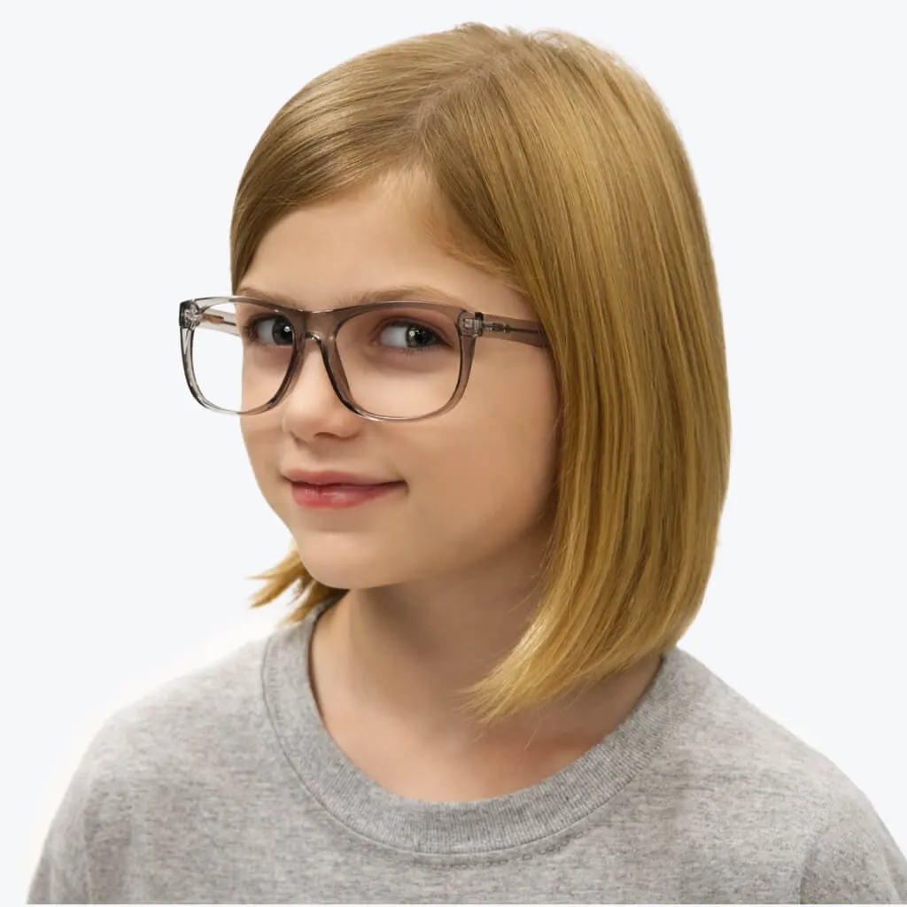 Kids ScreenTime Computer Glasses Pearl Grey -  Readers