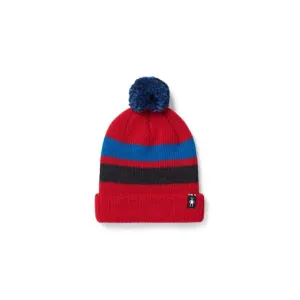 Kid's Stripe Pom Beanie