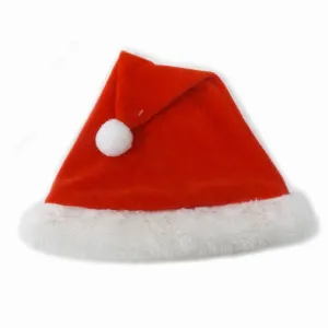 Kids Traditional Velvet Santa Hat