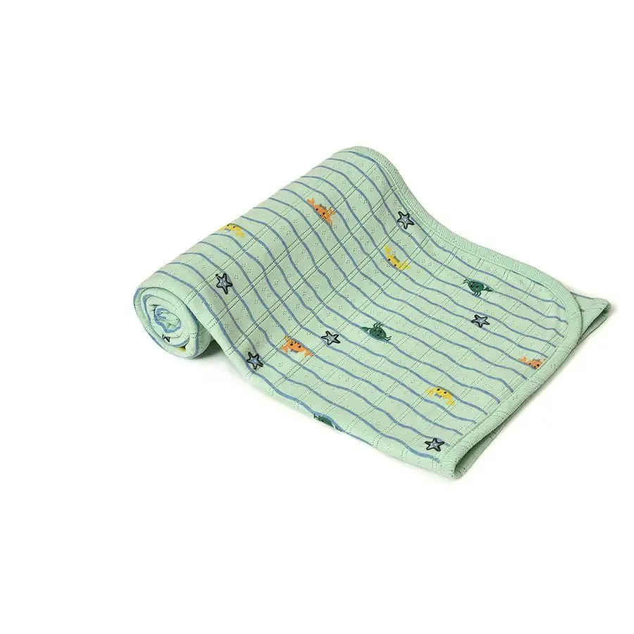 Kids Ultra Soft Blanket- Green