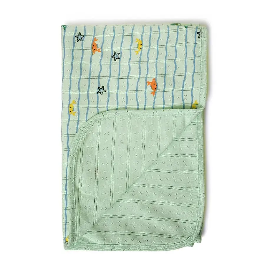 Kids Ultra Soft Blanket- Green