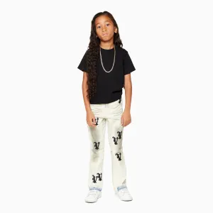 Kid's Valor Stacked Flare Denim Pant