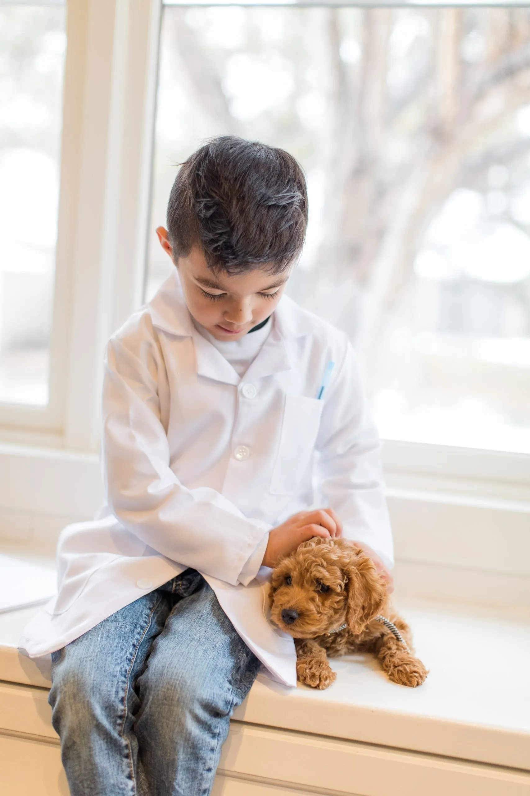 Kids White Lab Coat Costume