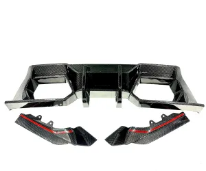 Kies Carbon G87 M2 S-Style Dry Carbon Fiber Rear Diffuser