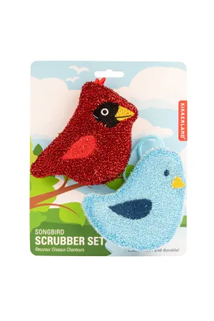 Kikkerland Songbird Scrubber Set