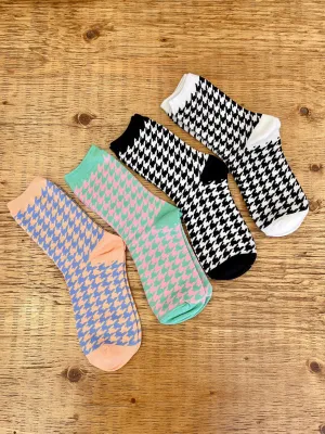 KIKO Houndstooth socks