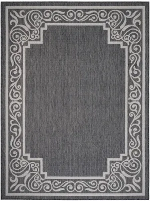 Kilimanjaro 81755AWH Anthracite White Rug