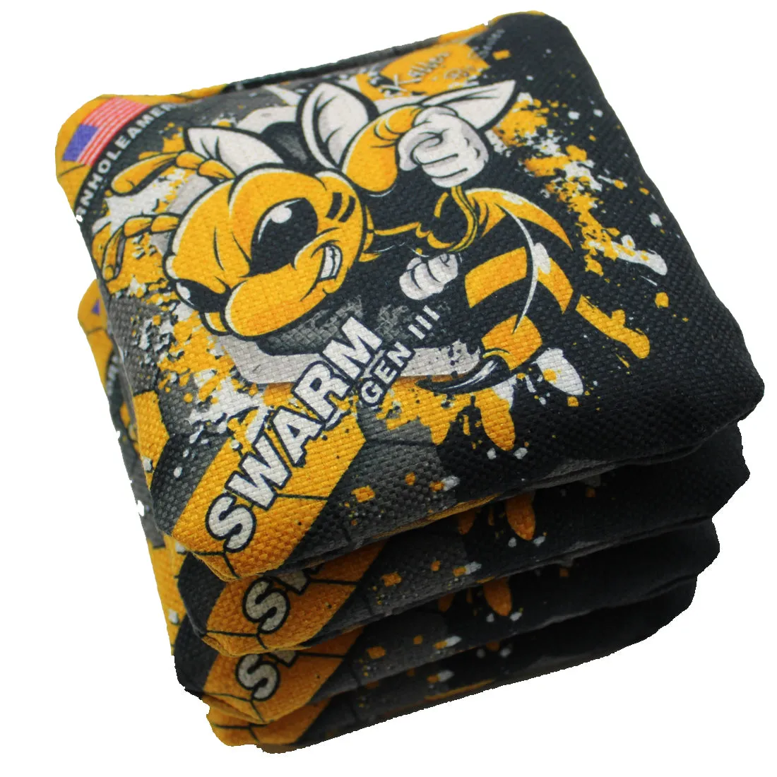 Killer Bees Swarm Gen III ORANGE Series Pro Style cornhole Bags