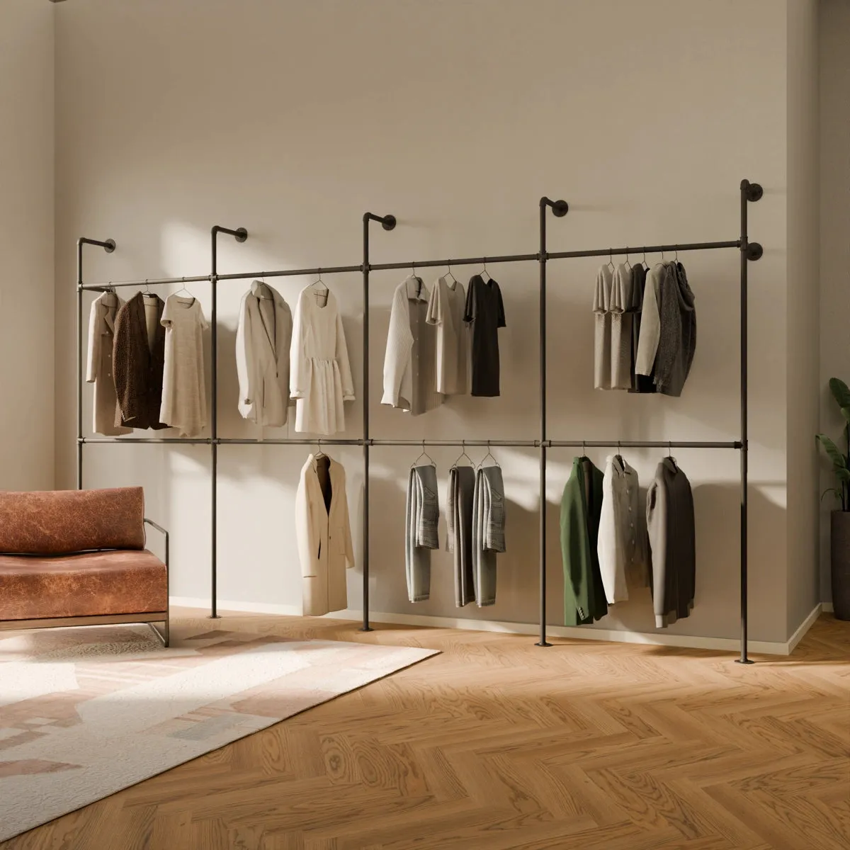 KIM IV DOUBLE – Closet for hanging clothes | Industrial closet