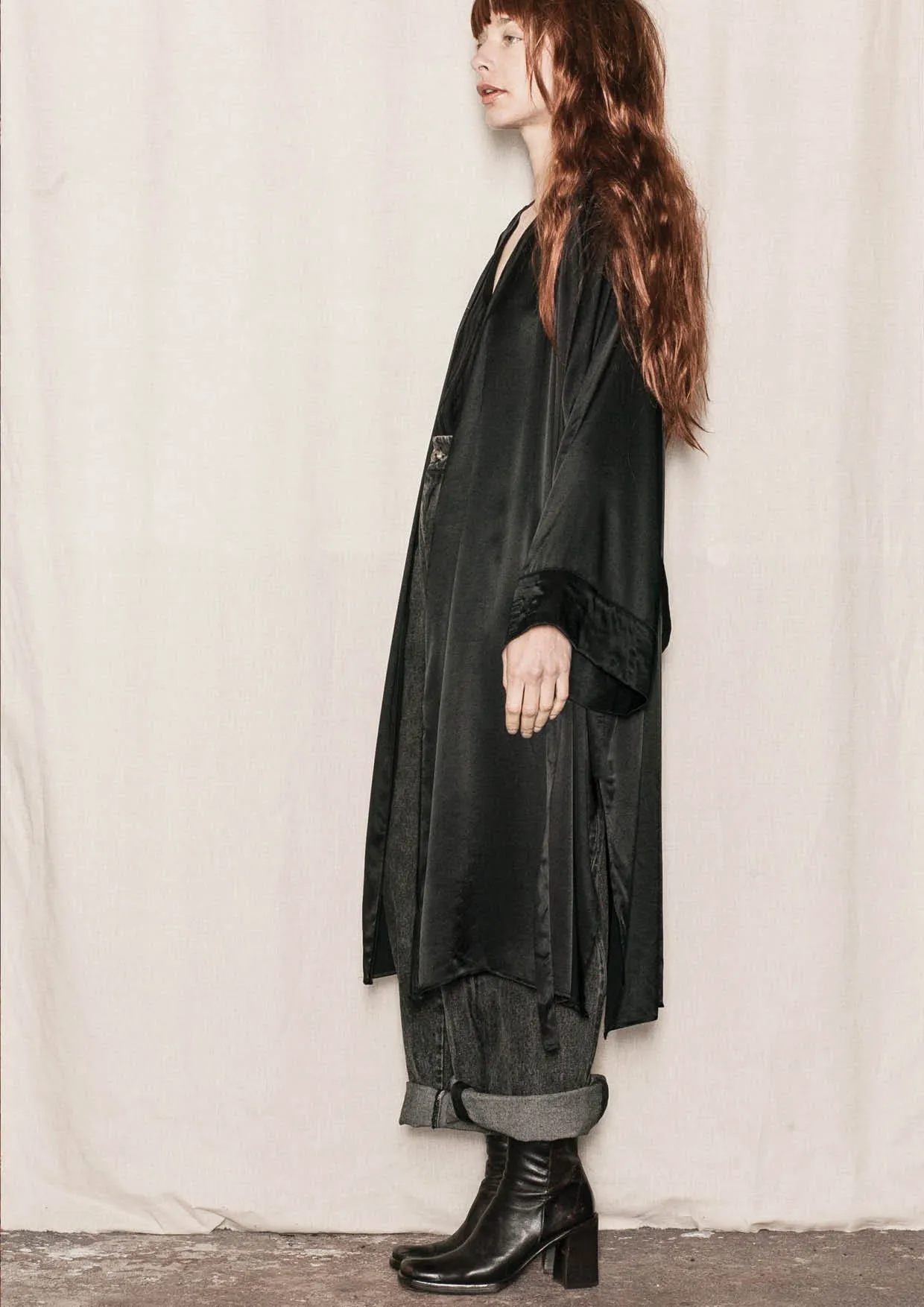 KIMONO - RAYON black